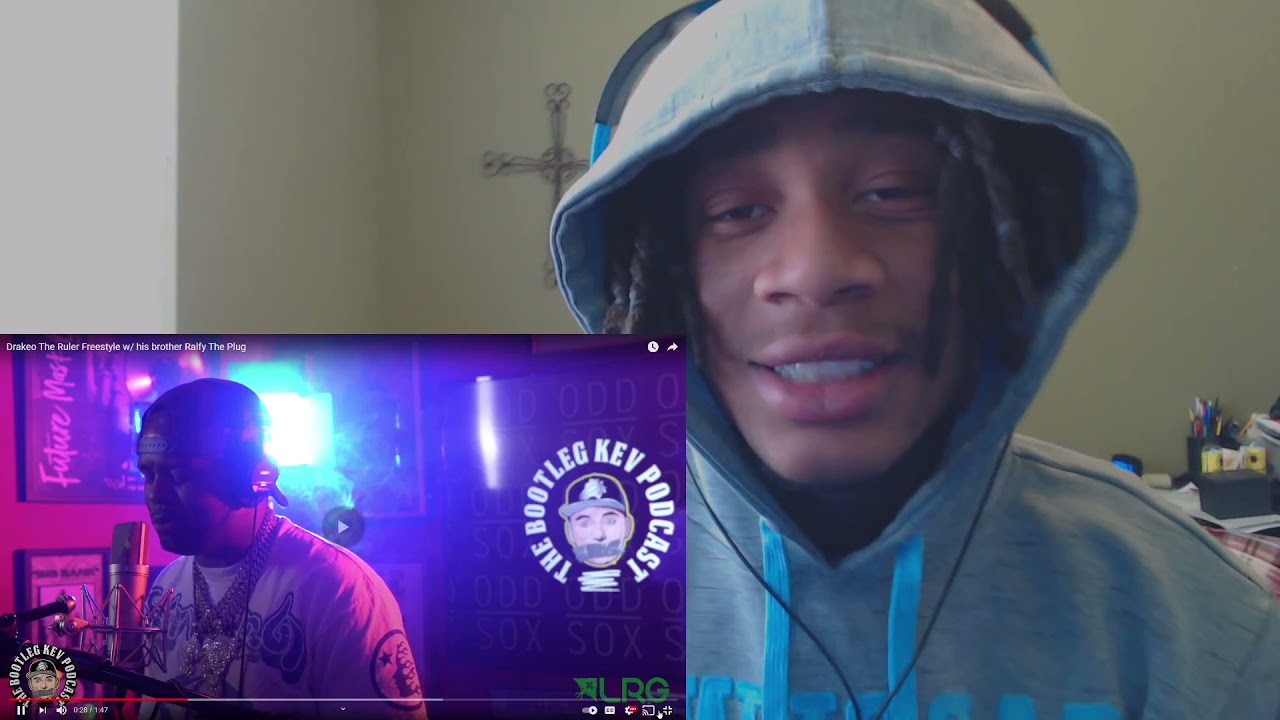 DRAKEO THE RULER X RALFY THE PLUG BOOTLEG KEV FREESTYLE | Reaction