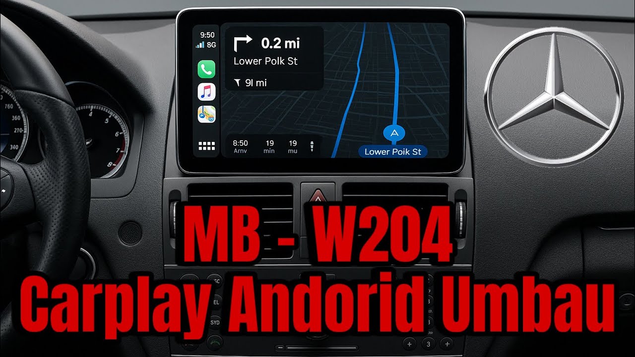 Xtrons Android Carplay Mercedes Benz W204 | Großes Display | Unboxing & Review | Update New Display