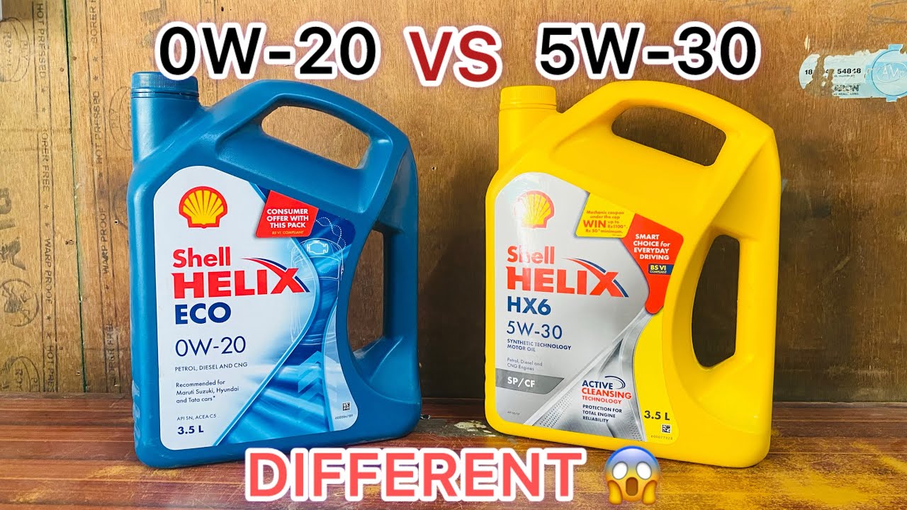 0W-20 VS  5W-30  | DIFFERENT 😱|
