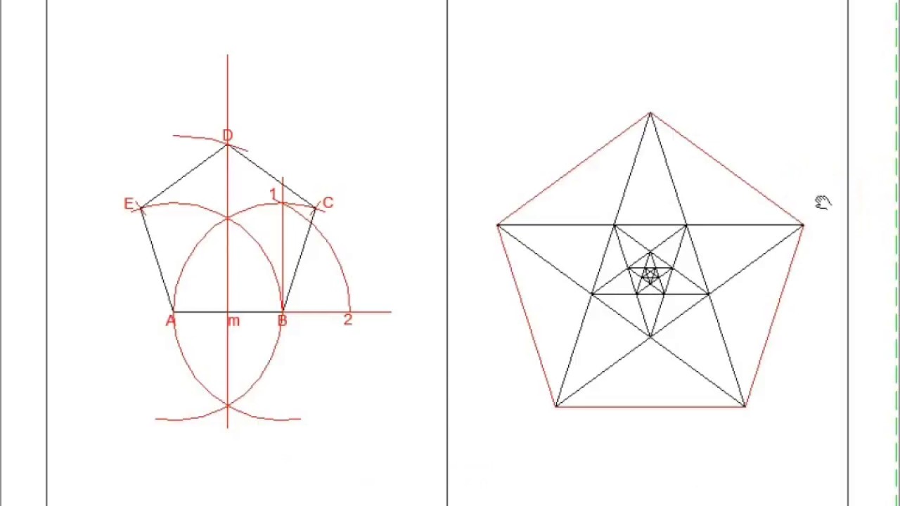 I - Tav 14 - Il pentagono (dato il lato)