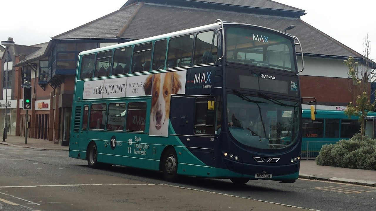 FRONT SEAT RIDE NK61 EBM/7621-Arriva north east VDL DB300/Wright pulsar gemini 2