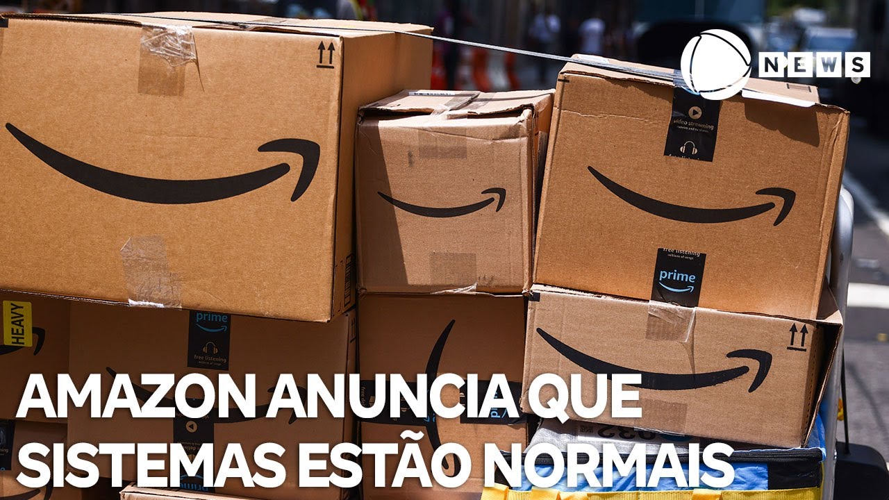 Ap&oacute;s apag&atilde;o, Amazon anuncia que sistemas foram normalizados