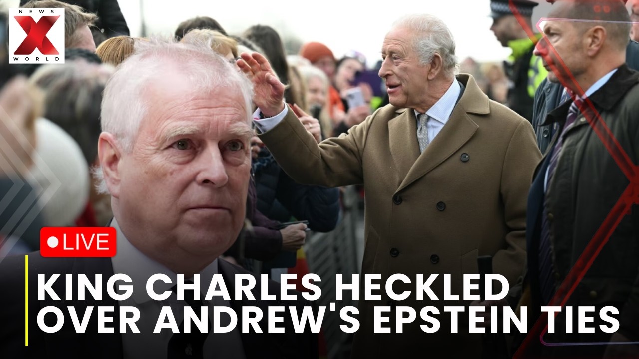King Charles Heckled LIVE : King Charles Heckled Over Prince Andrew’s Epstein Ties in Dedham