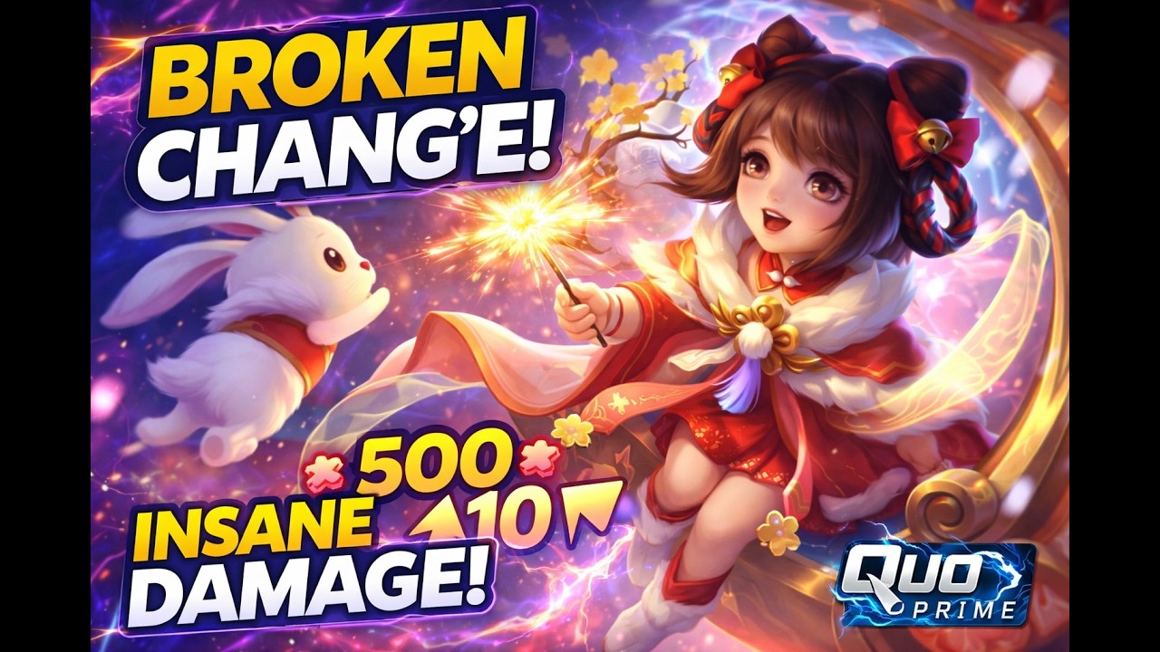 This Chang’e Build is BROKEN! Enemy HP Disappears Instantly | MLBB