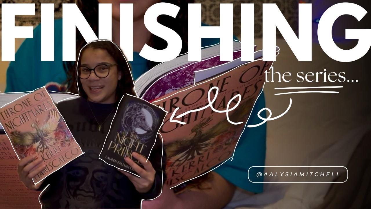 Finishing Series I Started 📖🤍⭐️ | The Night Prince & Throne of Nightmares Reading Vlog