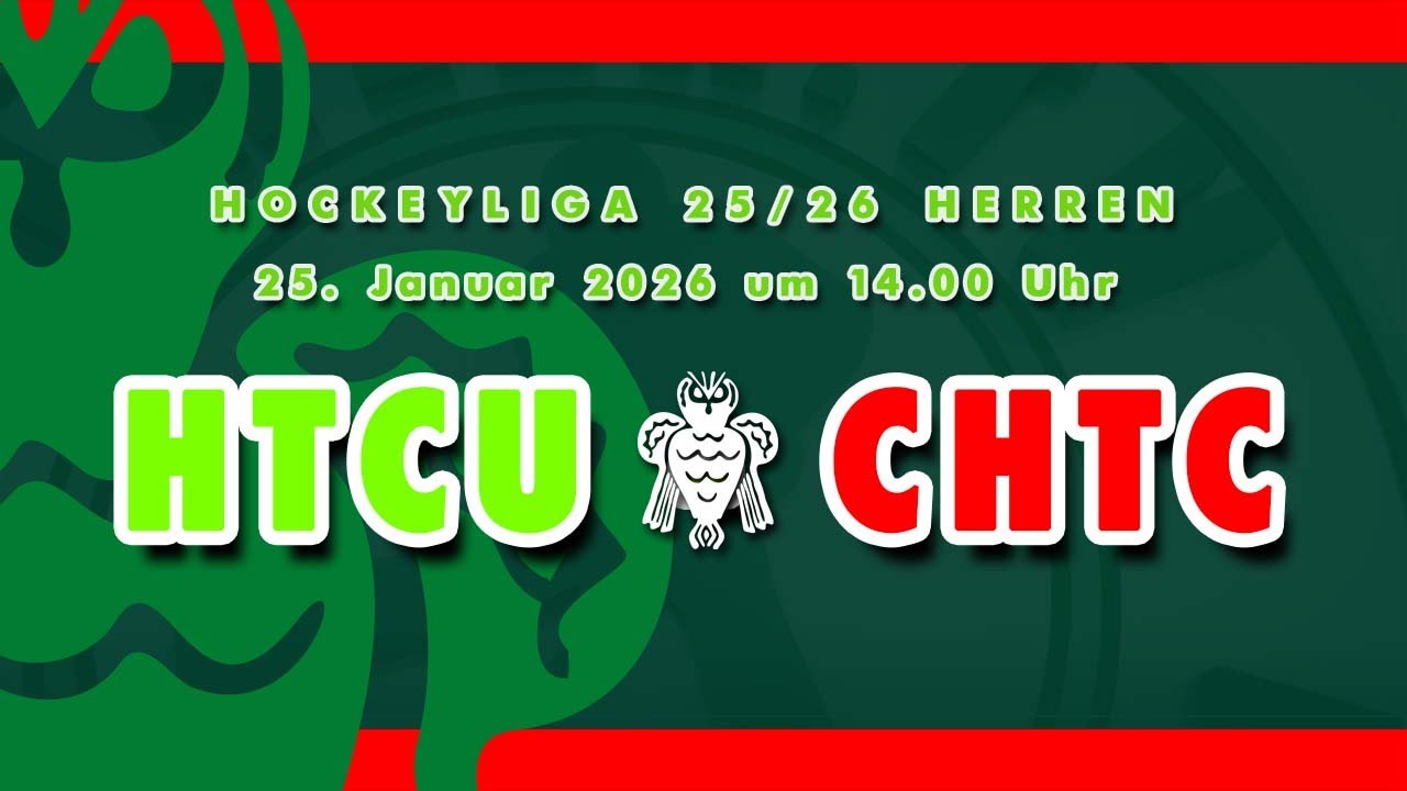 UHLEN.TV - HTCU vs. CHTC - 1. Herren Hallenhockey Bundesliga - 25.01.2026 - 14:00