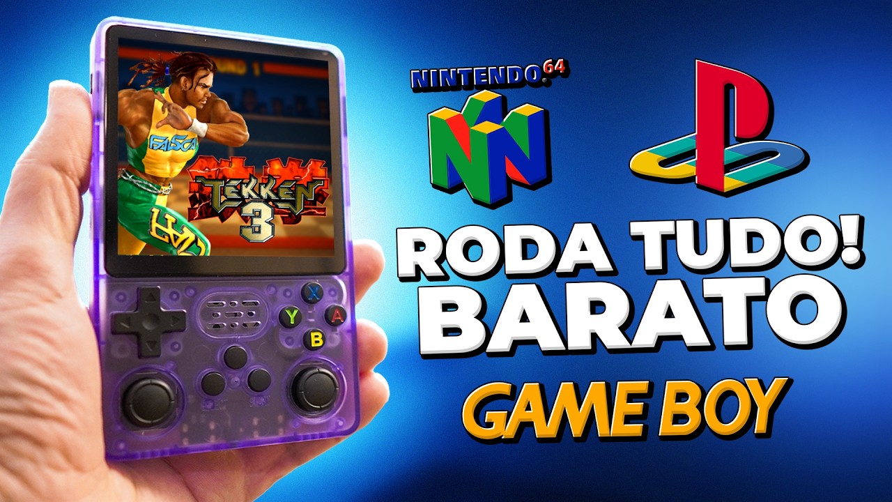 R36S PLUS - O Novo Videogame Portátil que tá virando FEBRE no AliExpress!