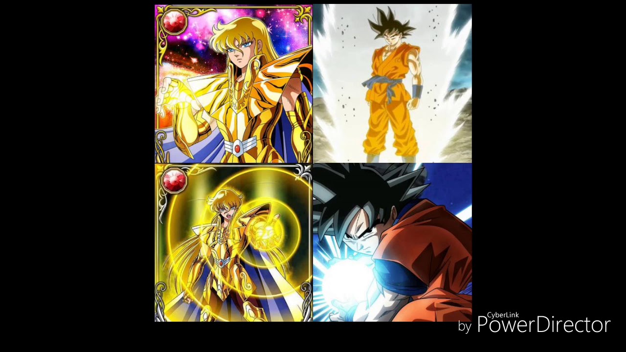 Que hubiera pasado si Goku caía en los caballeros del zodiaco