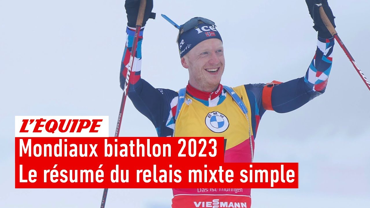 Mondiaux biathlon 2023 - La Norvège sacrée sur le relais mixte simple, la France 5e