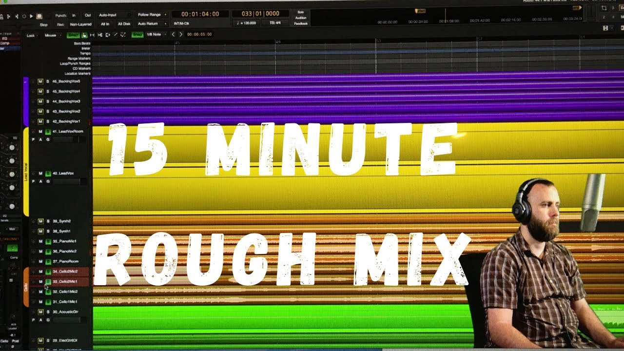 15 Minute Rough Mix in Harrison Mixbus 32c