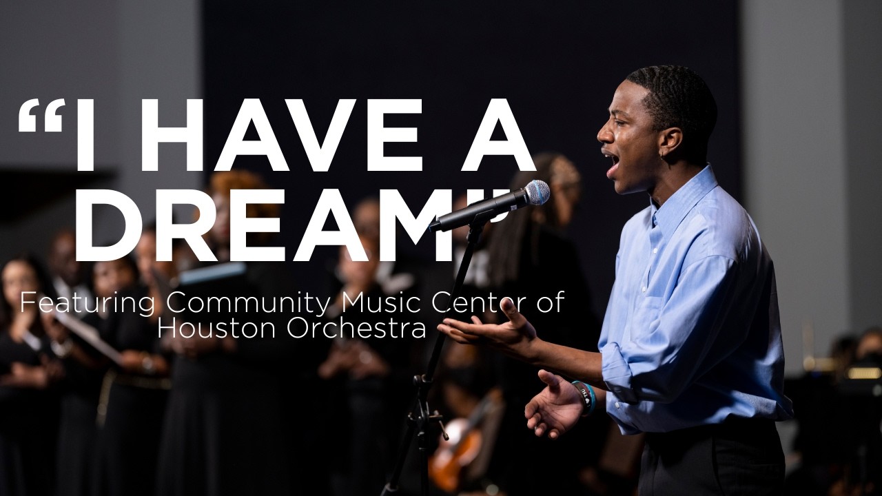 “I Have a Dream” with Orchestra | MLK Tribute by Community Music Center of Houston Orchestra