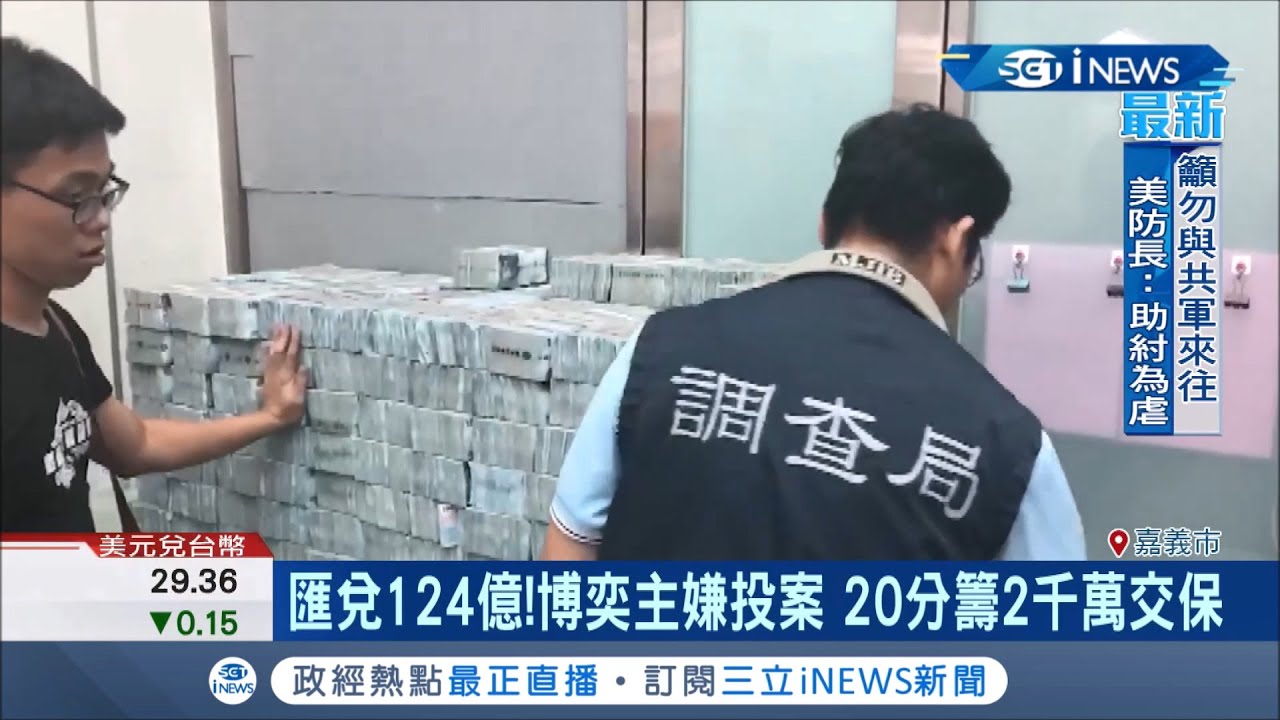 國內史上最大件地下匯兌案 台商夫婦匯兌高達124億 主嫌投案後20分鐘迅速籌2千萬交保│記者 廖國雄 洪淑珠│【台灣要聞。先知道】20200826│三立iNEWS