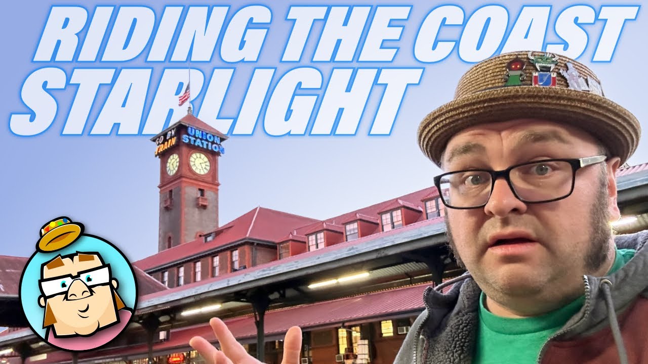 Traveling Through Oregon and Washington on the Coast Starlight Train - Sleeper Car and Train Tour