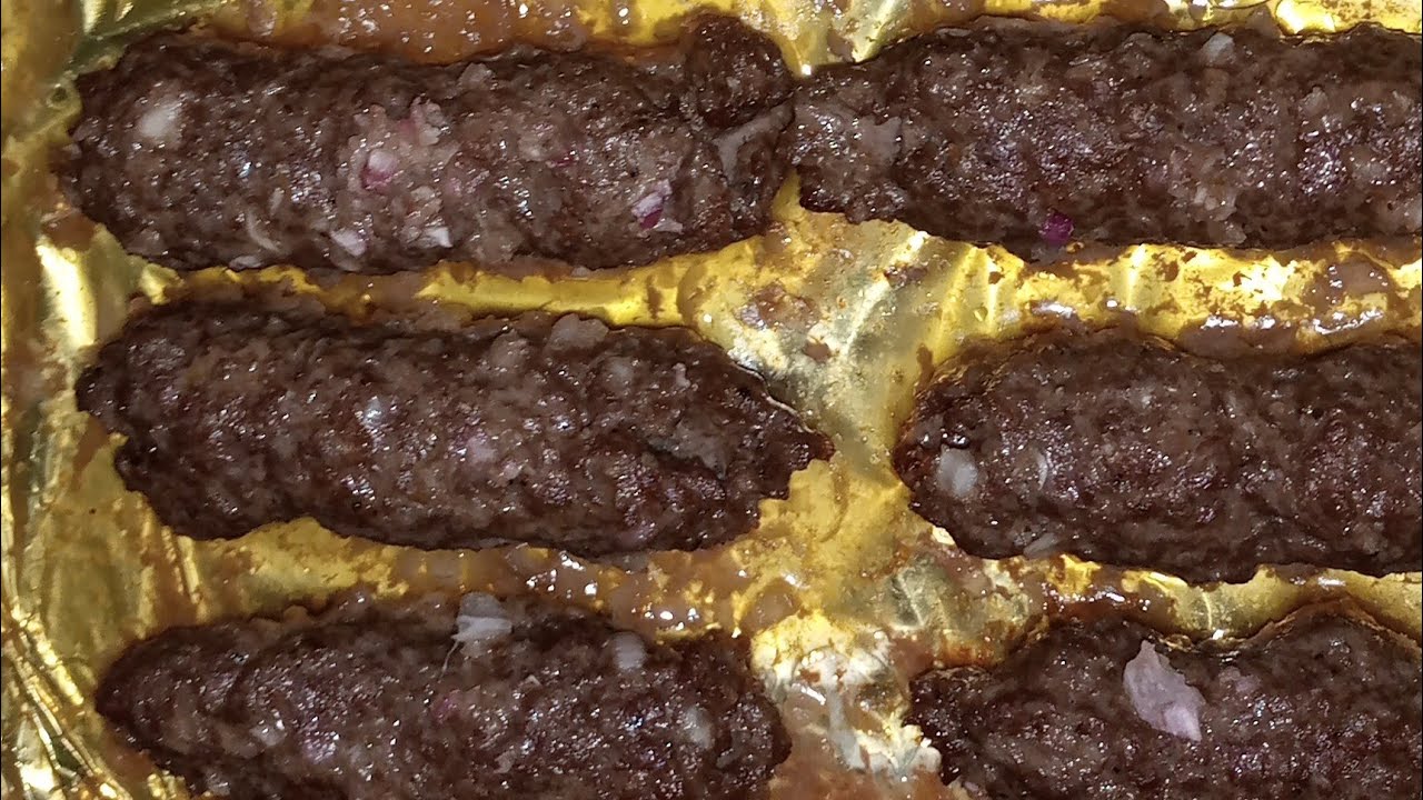كفتة بيتي مدخنة ..اطعم من اي حاتي وانضف بكتيييير .... smoked koftta
