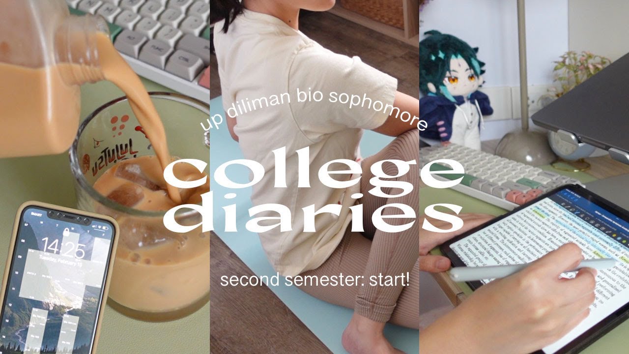 college diaries | second sem, class orientations, back to studying, daily yoga, new screen protector