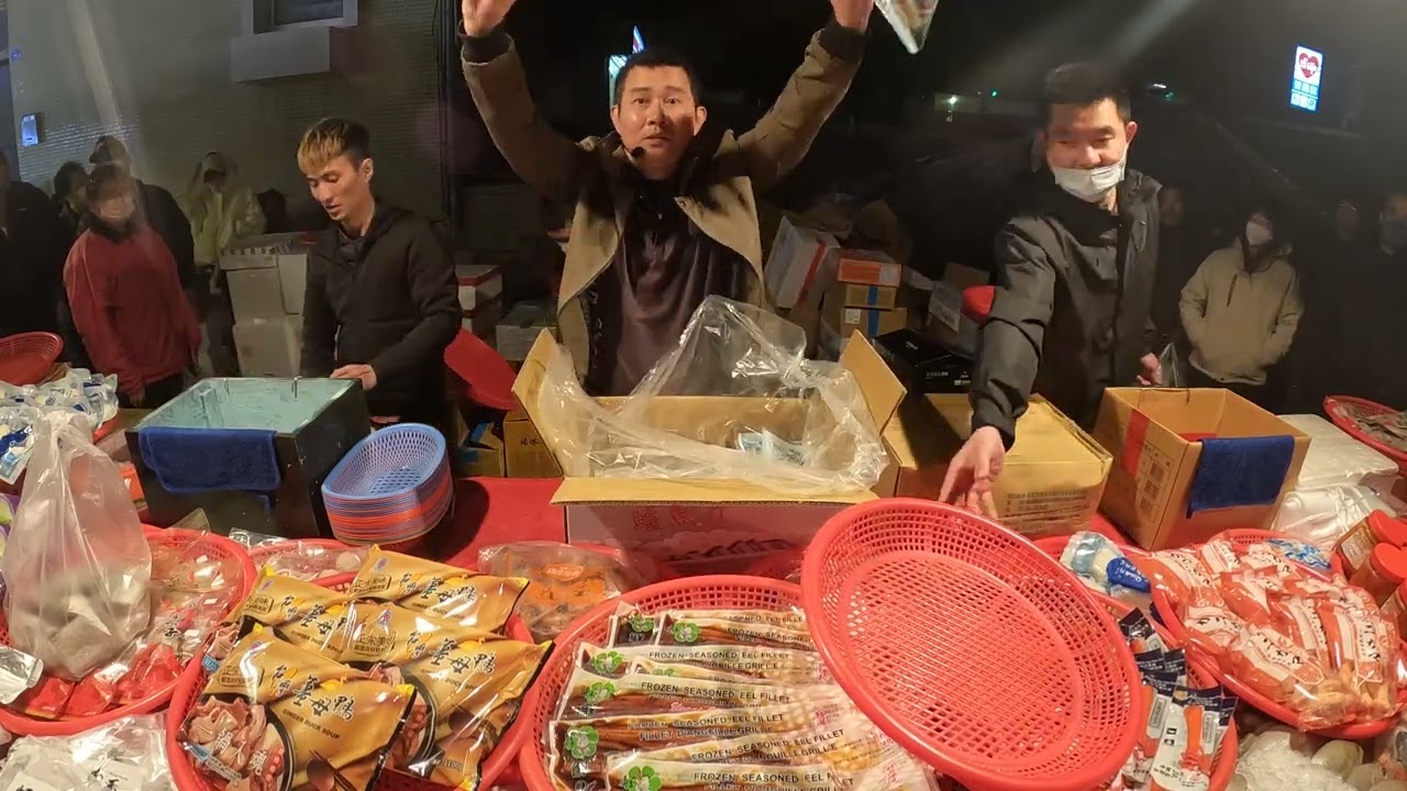 11  大成卡拉雞腿排，兩大包這價格，這價格可以炸好幾餐囉~ #嘉義趙又廷 #全晟海產 #週二社頭夜市 #海鮮拍賣 #海鮮叫賣