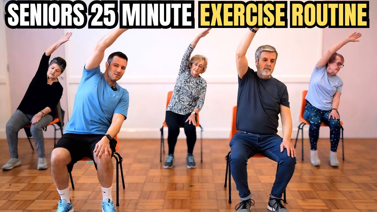 25-Minute Full Body Senior Workout | Improve Strength, Mobility & Balance at Home