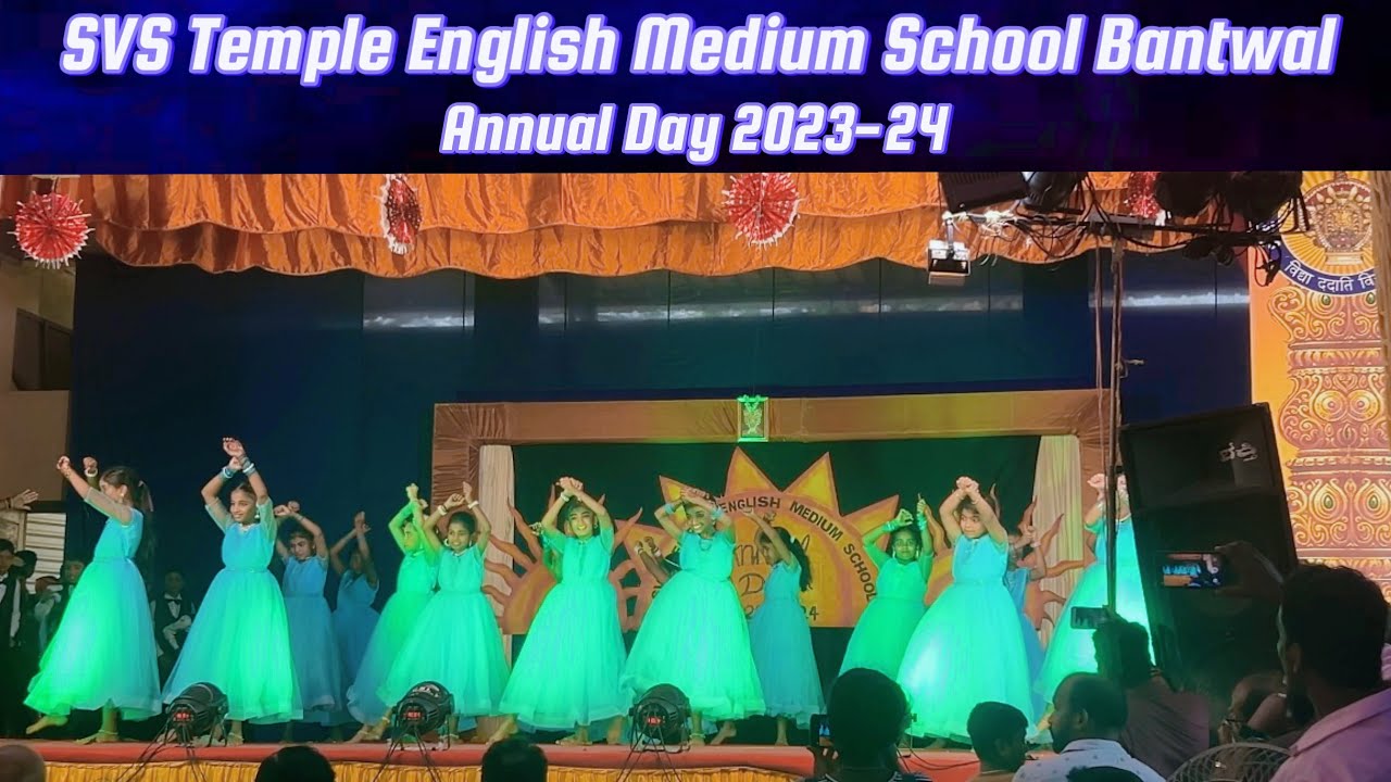 SVS Temple English Medium School Bantwal | Dance by class 4th || School Annual Day || Batch 2023-24