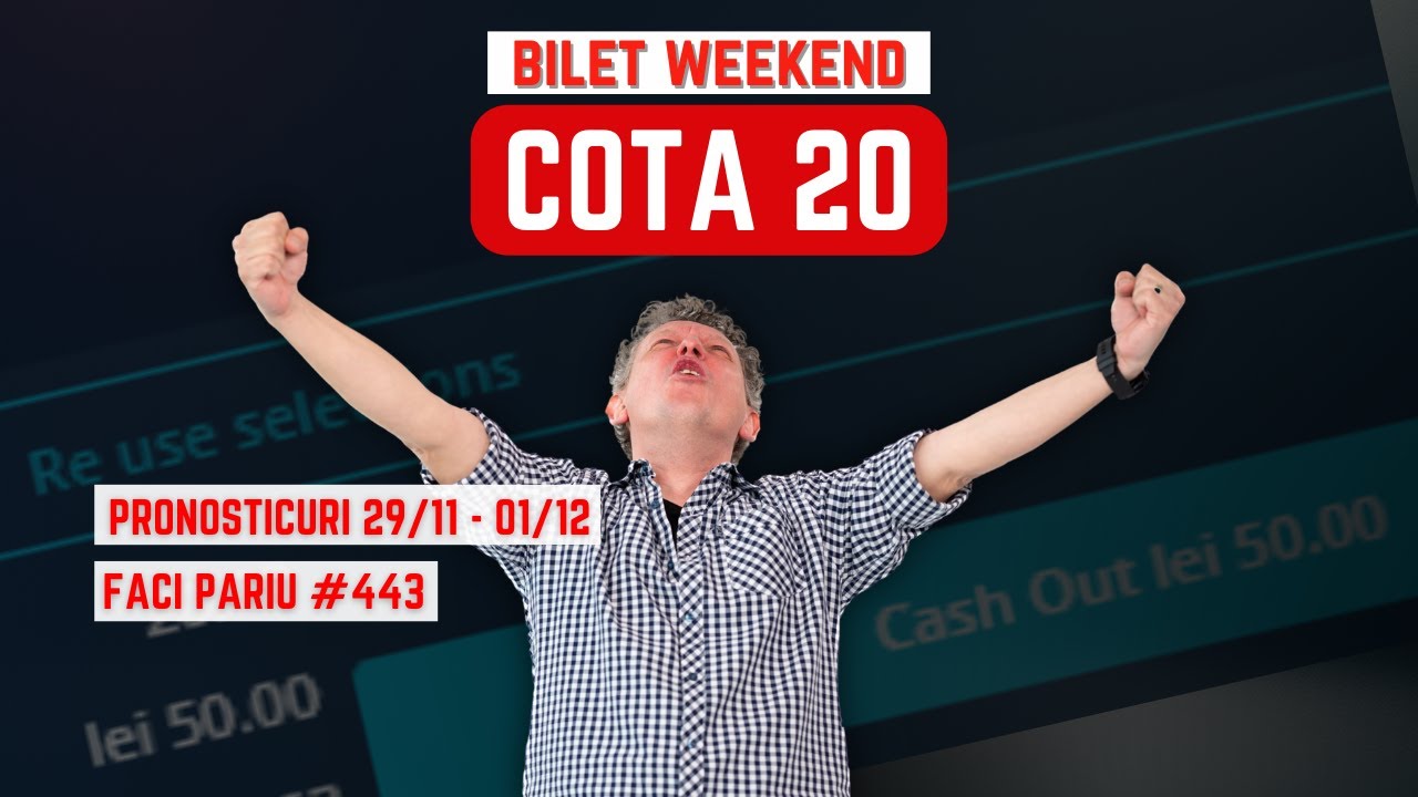 Cursa de weekend după &rdquo;Verde&rdquo;: 42 de Ponturi și Bilet Pariuri Cota 20! Faci Pariu #443 #pariuri1x2