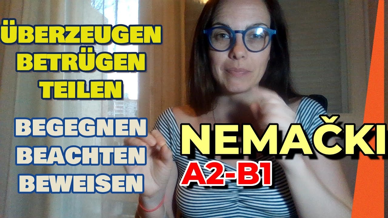 NEMAČKI - A2-B1 PREPOZNAJTE OSNOVNI OBLIK REČI I UPOTREBITE JE U DRUGOM KONTEKSTU