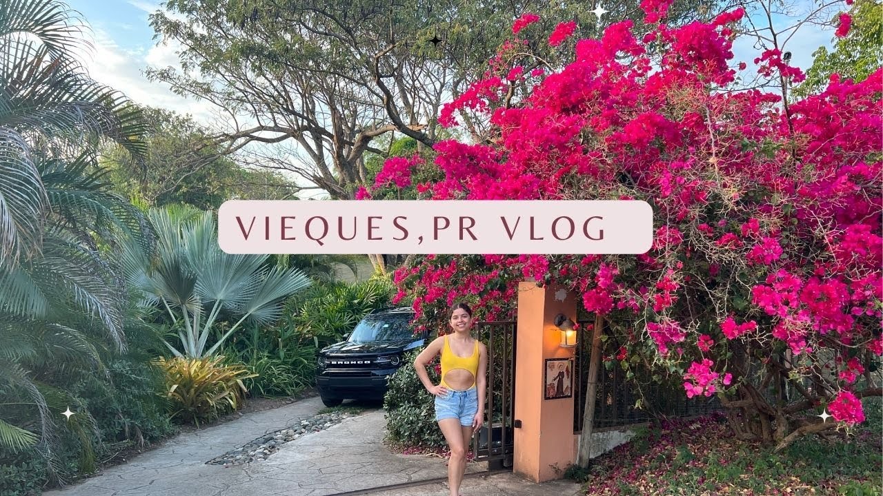 Staying in Vieques, Puerto Rico AIRBNB tour/vlog