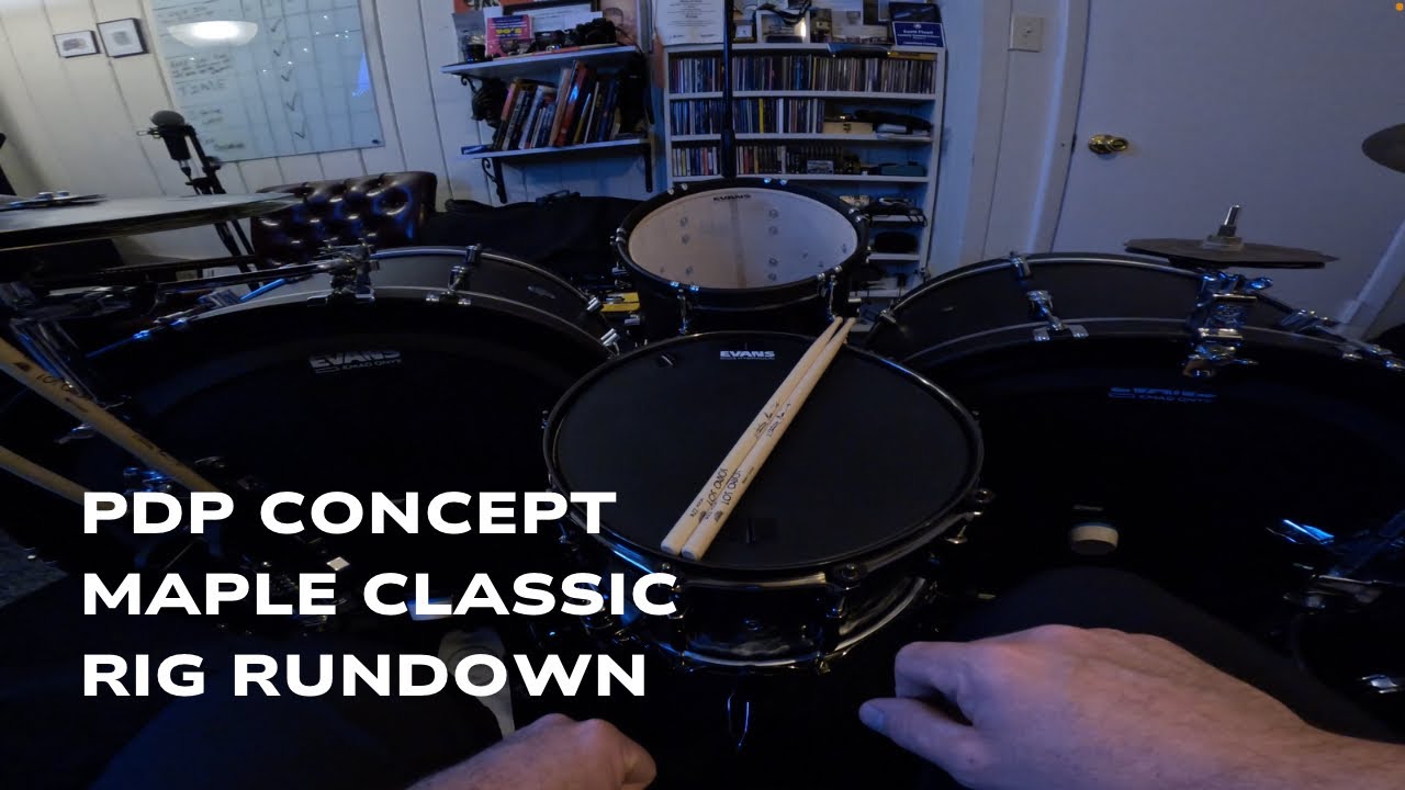 PDP Concept Maple Classic Double Bass Drum - Rig Rundown