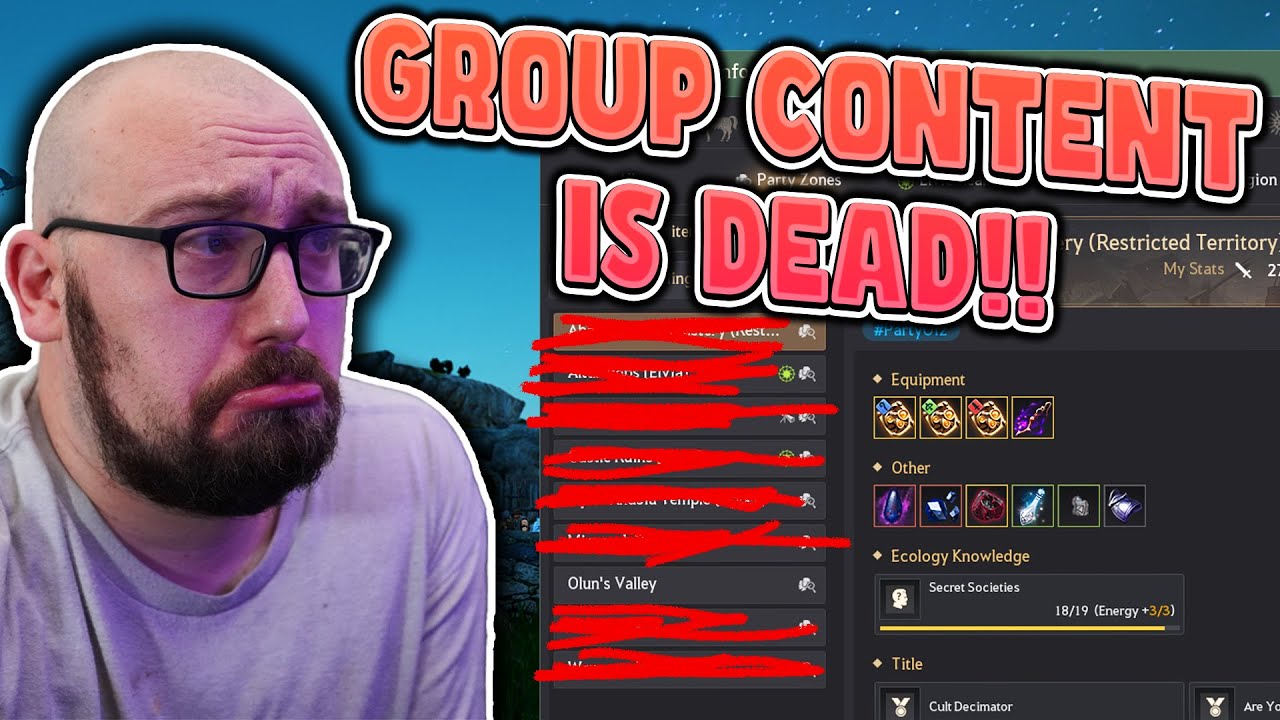 Group Content is DEAD In BDO..