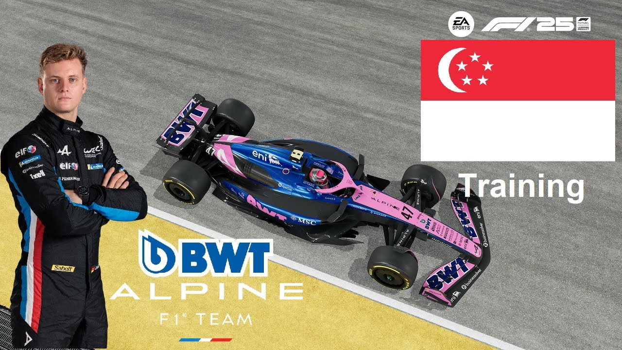 F1 25 Fahrerkarriere #52 Singapur Training