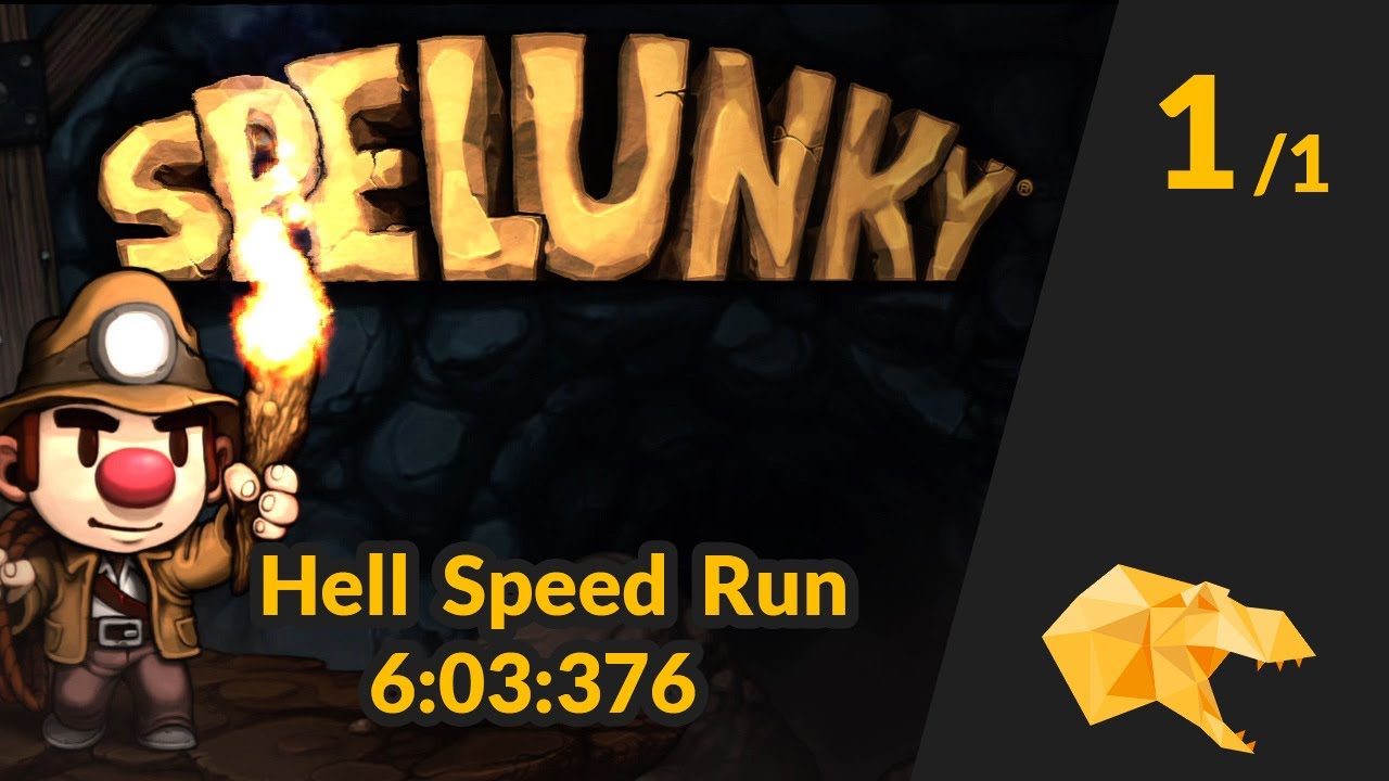 Spelunky Hell Speed Run - 6:03:376