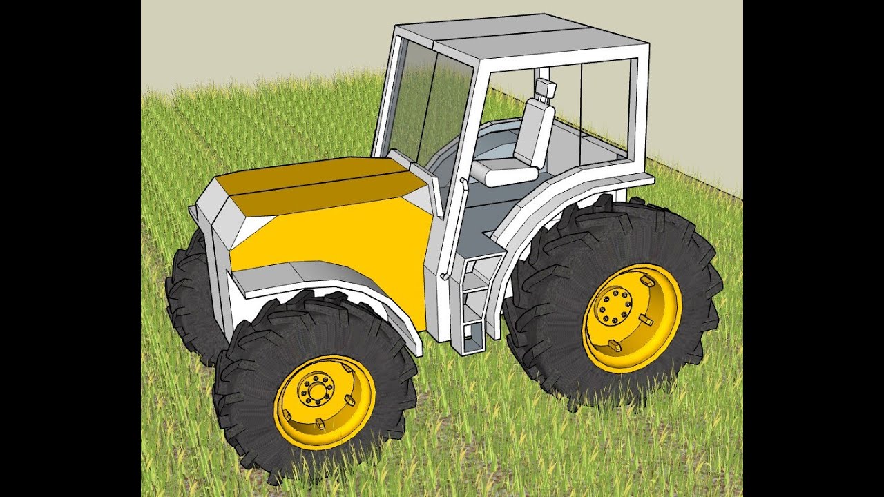 SketchUp Tractor Tire