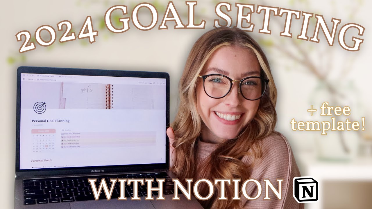 Постановка целей на 2024 год в Notion (+ БЕСПЛАТНЫЙ шаблон планирования целей Notion!) | Задача «...