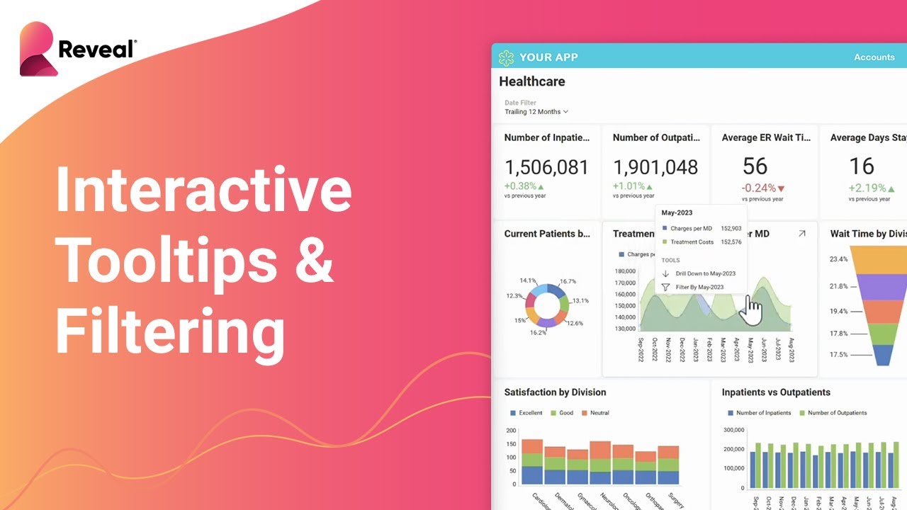 Interactive Tooltips & Dashboard Filtering in Reveal