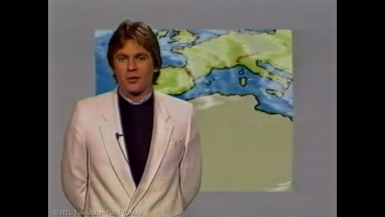 Claude Rappé présente la météo (1984)