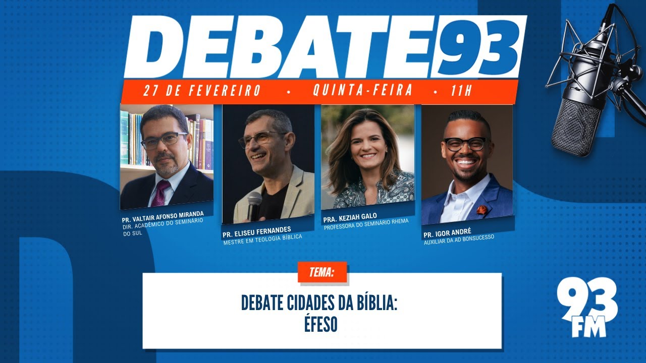 Cidades da Bíblia: Éfeso - Éfeso era uma cidade idólatra? - Debate 93 - 27/02/2025