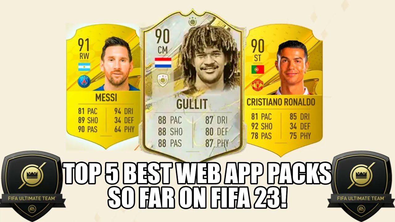 FIFA 23 TOP 5 BEST WEBAPP PACKS SO FAR! DAY 1 | FT/ ICON GULLIT, MESSI, RONALDINHO AND MORE!! #FUT23