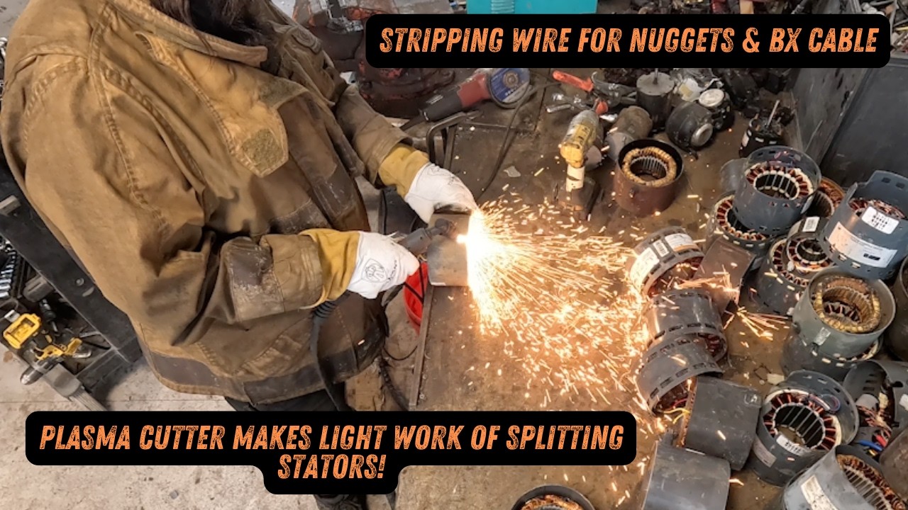 Splitting a Stack of Stators & Some Advice on Using a Vise to Strip BX