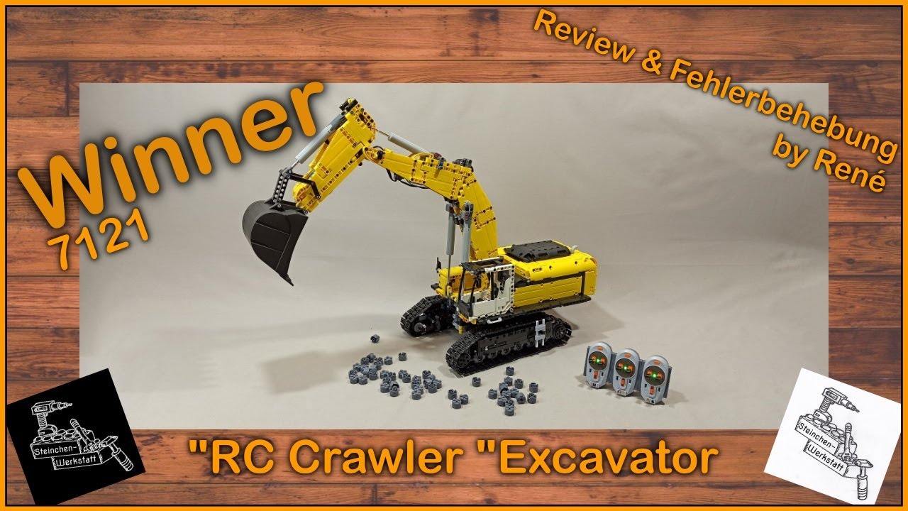 Review | Bagger sind Cool, jeder mag Bagger | Winner Bricks 1721 | RC Crawler Excavator