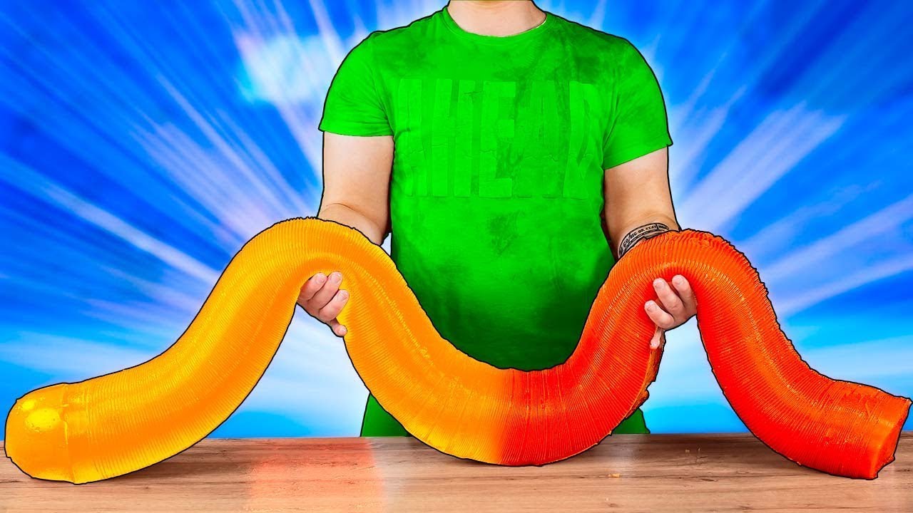 Giant 66-Pound Gummy Worm | How to Make The World’s Largest DIY Gummy Worm by VANZAI COOKING