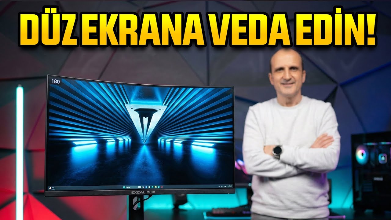 31.5 inç Kavisli Oyuncu Monitörü! | Excalibur E315QVC-C İncelemesi