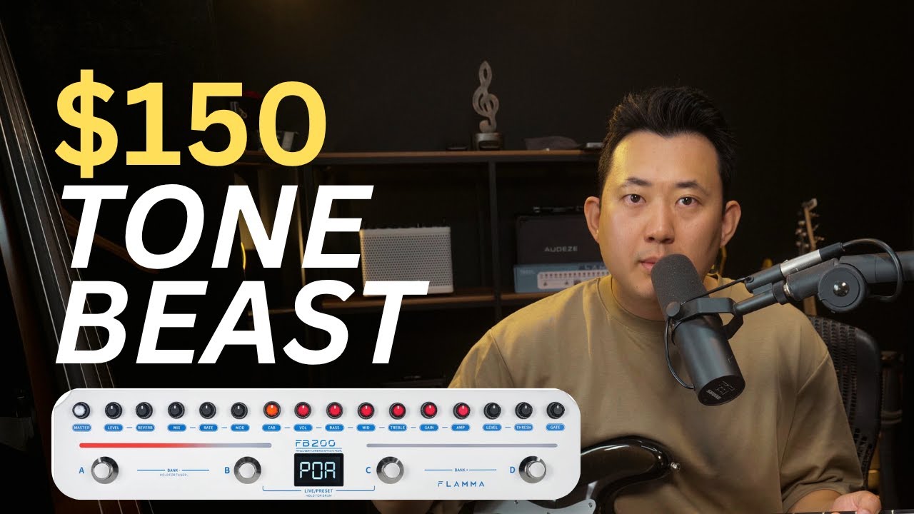 Can This $150 Bass Pedal Do It All? Flamma FB200 Review ⏐ Bass Multi Effect Pedal with Drum Groove