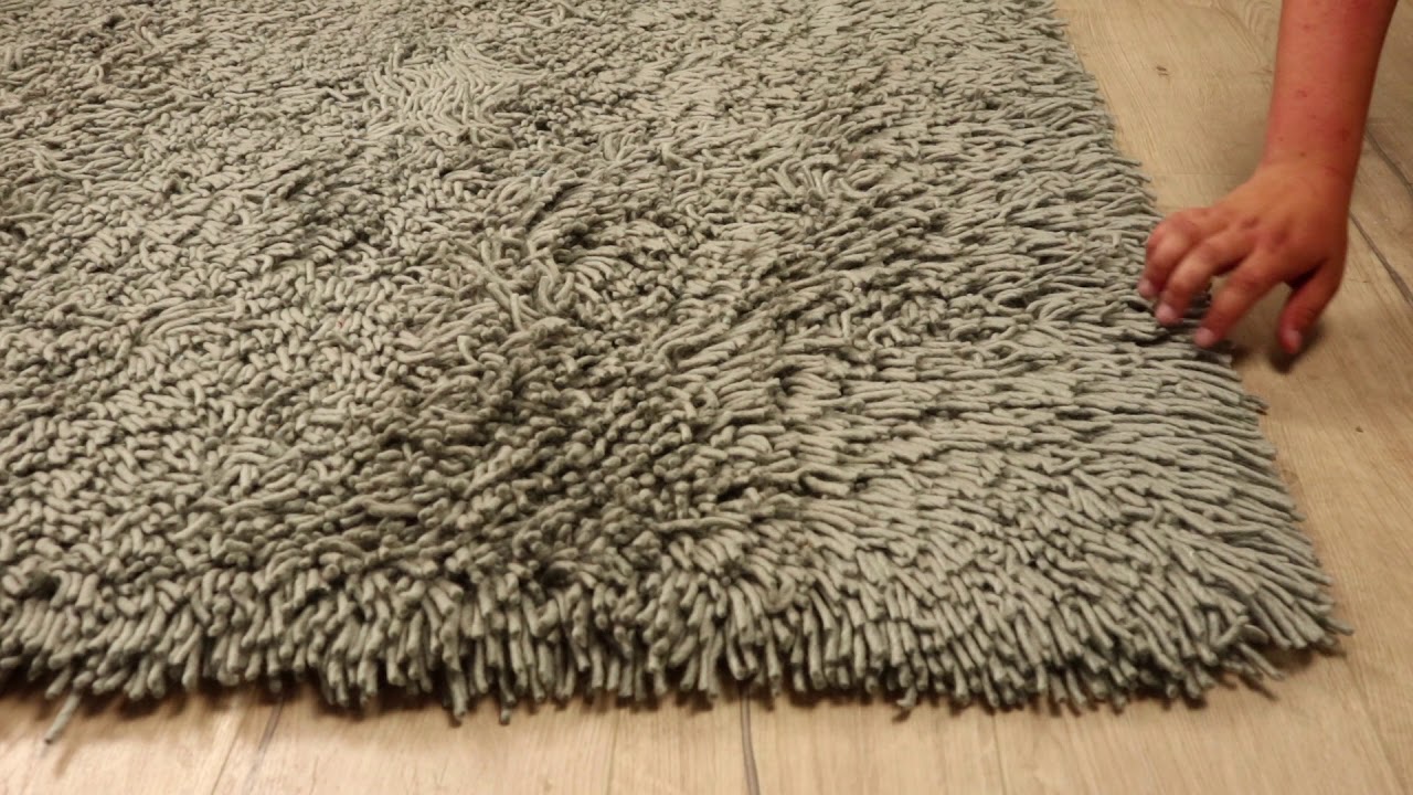 Br&uuml;ssel 22 - Hochflor Teppich in Grau