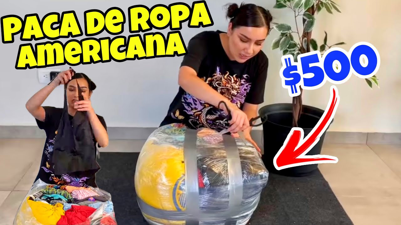 COMPRÉ una PACA de ROPA AMERICANA y TODO ESTO ME SALIÓ!