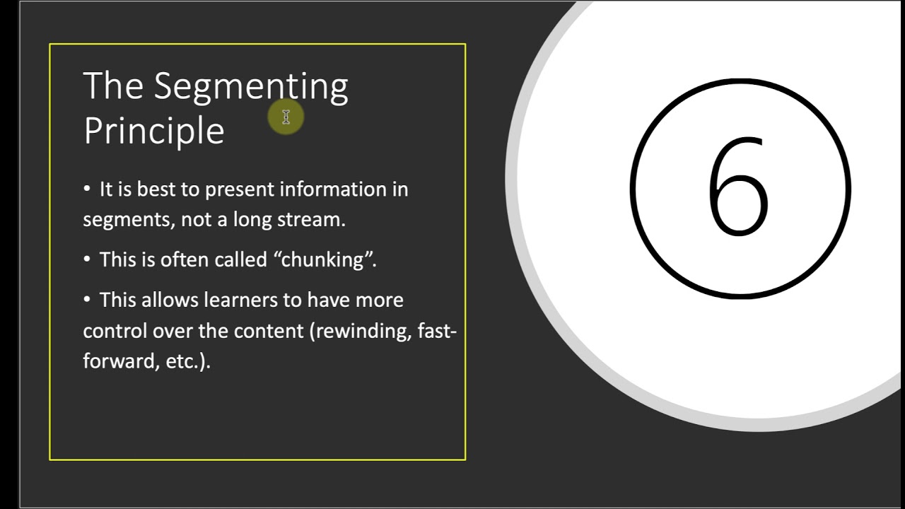 12 Principles of Multimedia Design Video