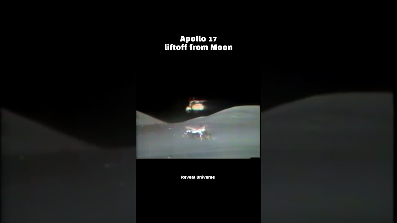 STOP for it Apollo 17 Launch from Moon