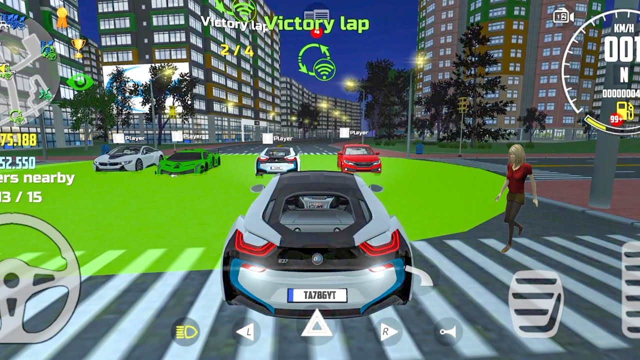 Car Simulator 2 Multiplayer - BMW i8 Racing - Victory Lap - Car Games Android Gameplay