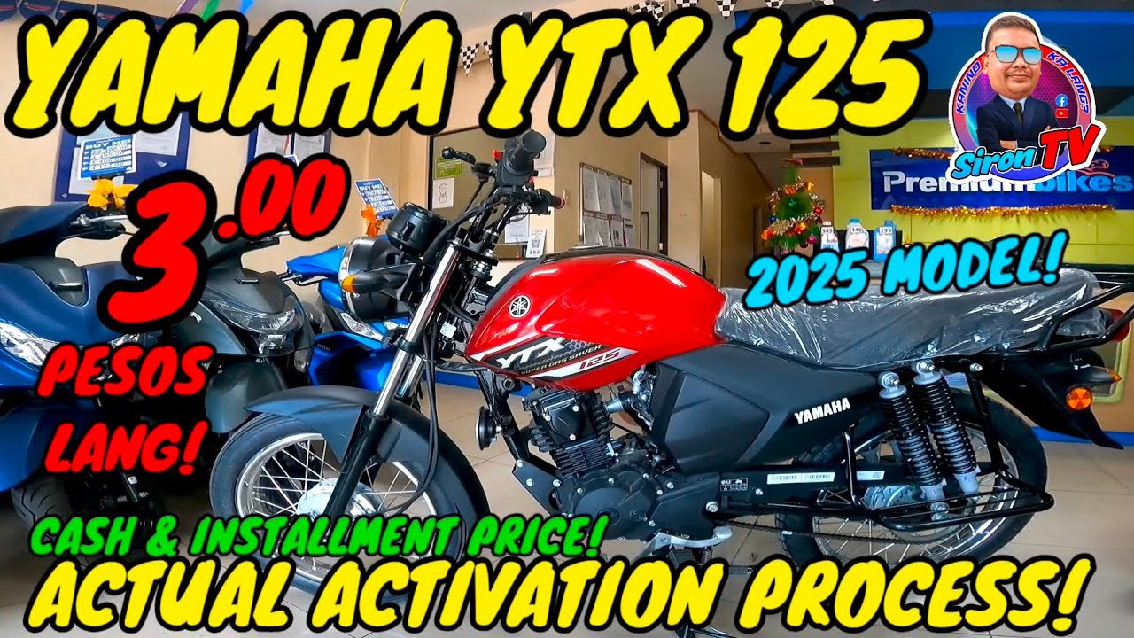 HALA MURA NA | YAMAHA YTX 125 | CASH & INSTALLMENT PRICE| ACTUAL CASA RELEASING PROCESS | 2025 Model