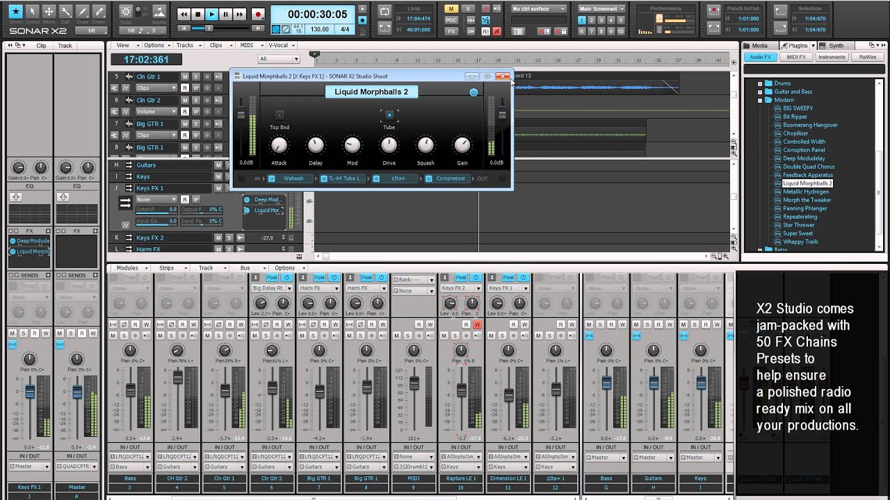 SONAR X2 Studio Overview - Advanced Music Creation Software