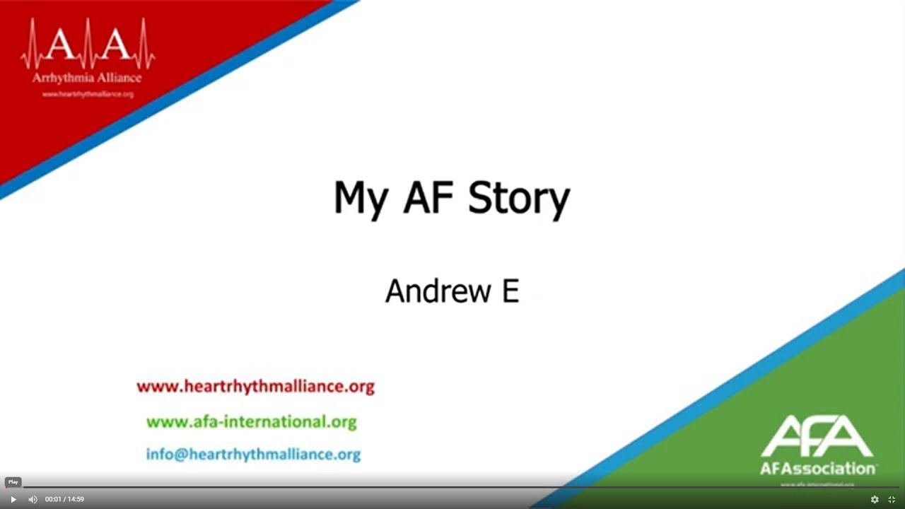 My AF Story - Andrew E