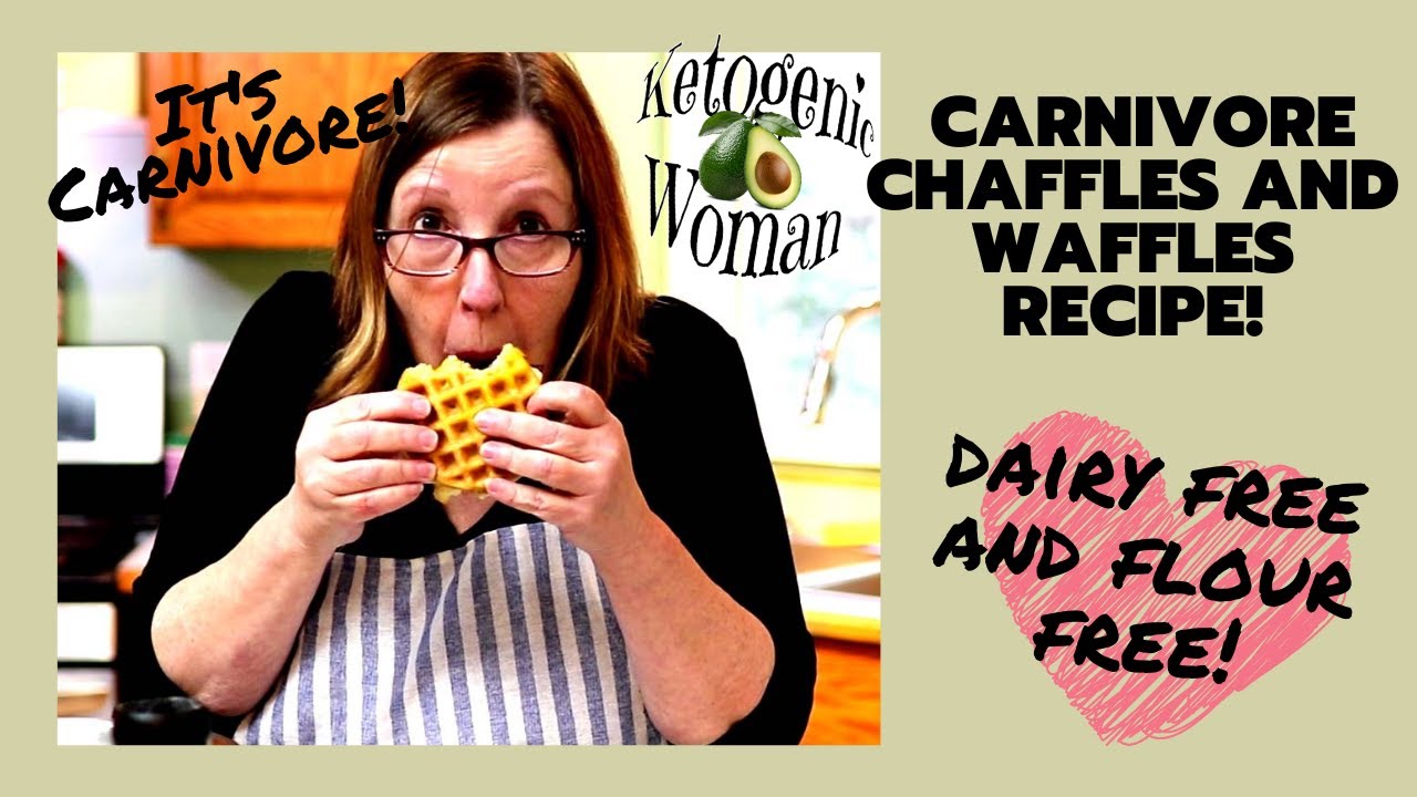 Carnivore Waffles or Chaffle recipe for EASY Breakfast Sandwich! Also virtually dairy free!