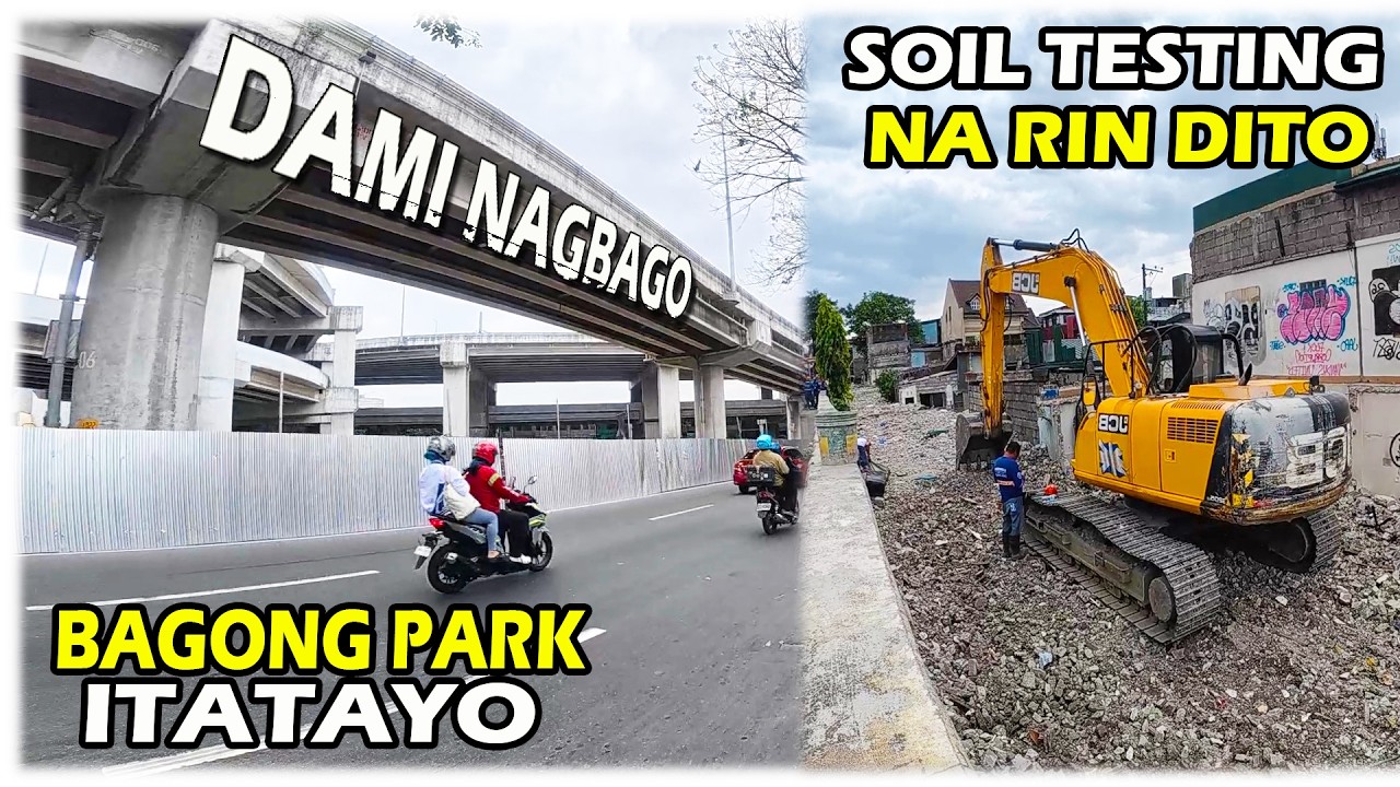 WOW! BAGONG PARK ITATAYO! SOIL TESTING SA PANDACAN PATAPOS NA!